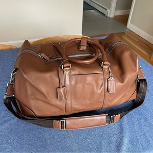 Coach Duffle Leather Tan E1276-77168